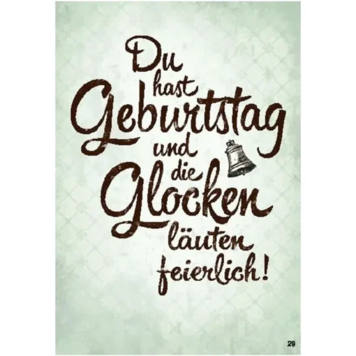 Musikkarte mit Überraschung "Glocken"