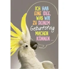Musikkarte mit Überraschung "Eine Idee zum Geburtstag"