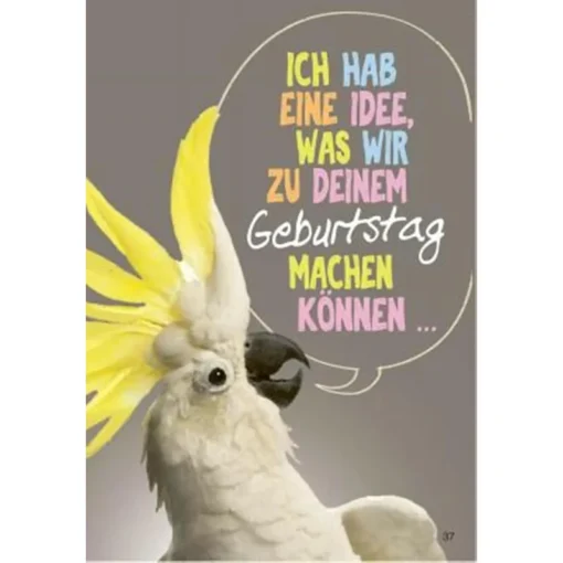 Musikkarte mit Überraschung "Eine Idee zum Geburtstag"