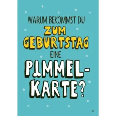 Musikkarte mit Überraschung "Pimmelkarte"