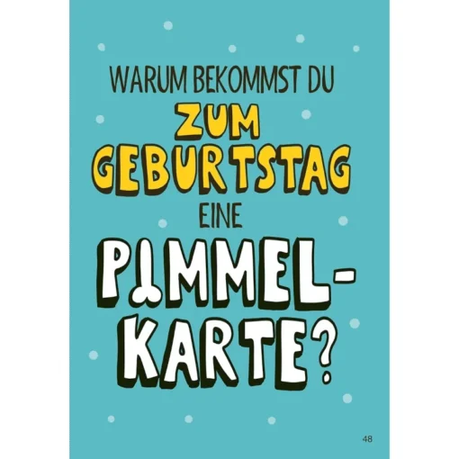 Musikkarte mit Überraschung "Pimmelkarte"