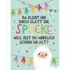 Musikkarte mit Überraschung "Die Spucke weg"
