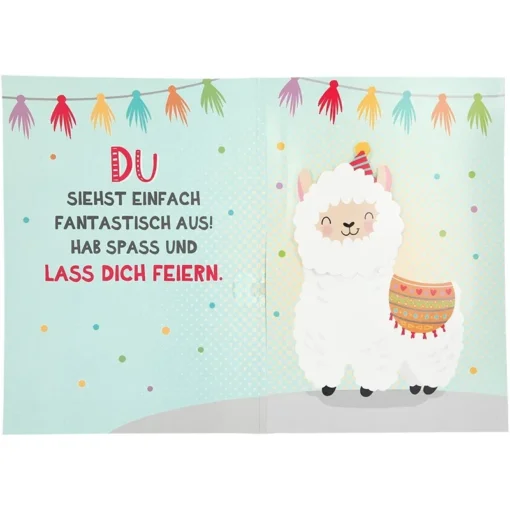 Musikkarte mit Überraschung "Die Spucke weg"