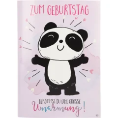 Musikkarte mit Überraschung "Umarmung zum Geburtstag"