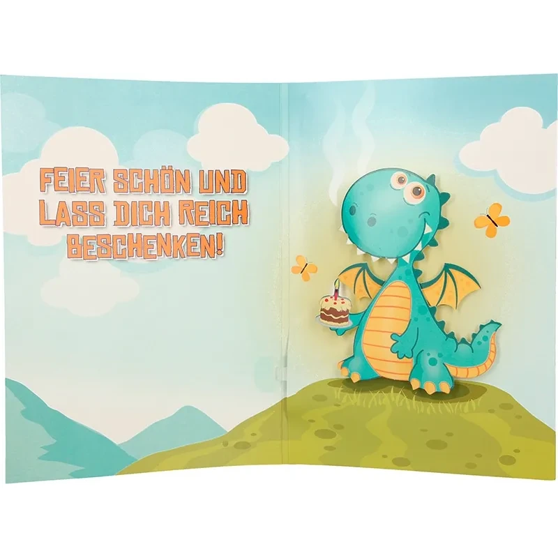 Musikkarte mit Überraschung "Geburtstagskind"