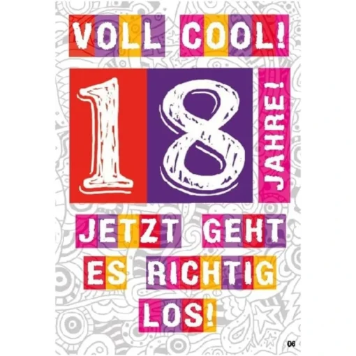 Musikkarte mit Überraschung "Voll cool!"