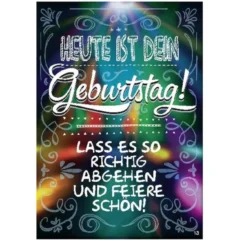 Musikkarte mit Überraschung "Geburtstag!"