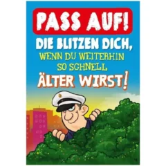 Musikkarte mit Überraschung "Pass auf!"