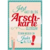 Musikkarte mit Überraschung "Arschkarte"