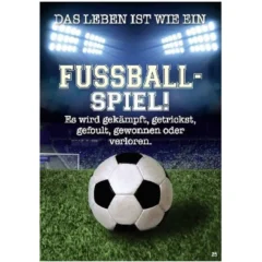 Musikkarte mit Überraschung "Fussball-Spiel!"