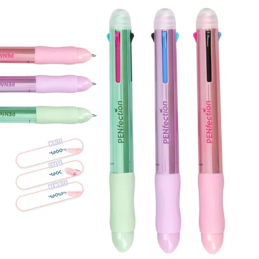 PENfection Gelstift 4 Farben, Radierfunktion