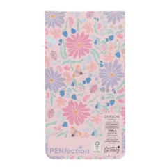 PENfection Notizblock Rückseite Blumen Design
