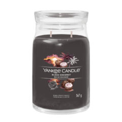 Yankee Candle Duftkerze - Black Coconut, großes Glas