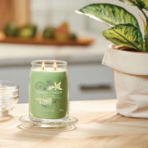 Yankee Candle Duftkerze - Vanilla Lime, großes Glas - Moodshot