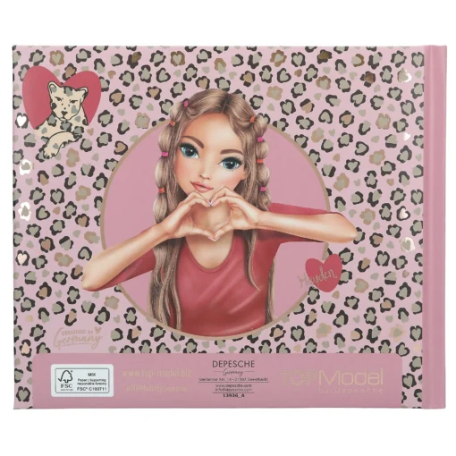 TOPModel Freundebuch LEOHEART, RÜckseite