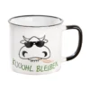 Becher "Landleben" mit Kuhmotiv