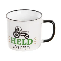 Becher "Landleben" mit Traktormotiv