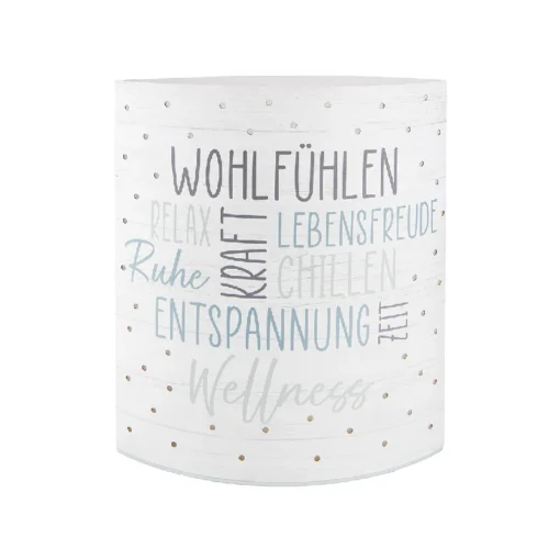 Dekoleuchte "Achtsamkeit" aus Papier