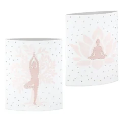 Dekoleuchte "Namaste" aus Papier