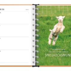 Terminplaner 2026 Hardcover Happymacher - Grafik Werkstatt, Februar