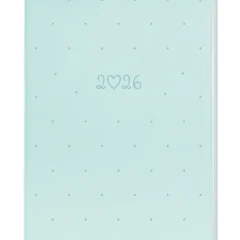Terminplaner 2026 Mint im Lederlook - Grafik Werkstatt, Cover