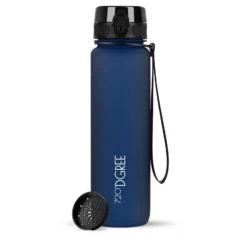Trinkflasche 720DGREE uberBottle softtouch mit Sieb 1000 ml, Blau