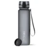 Trinkflasche 720DGREE uberBottle softtouch mit Sieb 1000 ml, Grau