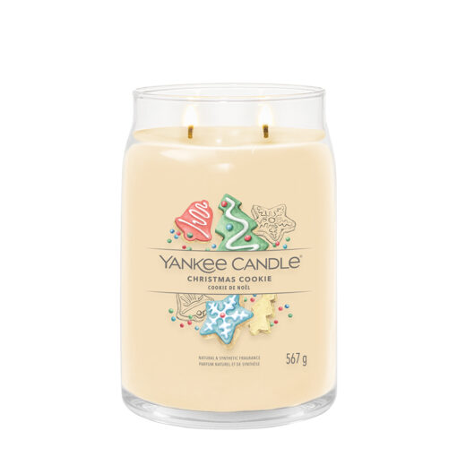 Yankee Candle Duftkerze - Christmas Cookie, großes Glas - brenned