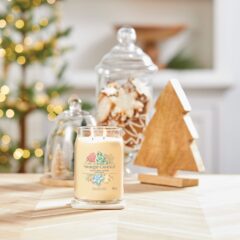 Yankee Candle Duftkerze - Christmas Cookie, großes Glas Moodshot, Wohnzimmertisch