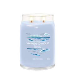 Yankee Candle Duftkerze - Ocean Air, großes Glas- brennend