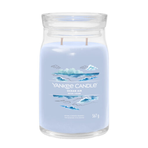 Yankee Candle Duftkerze - Ocean Air, großes Glas