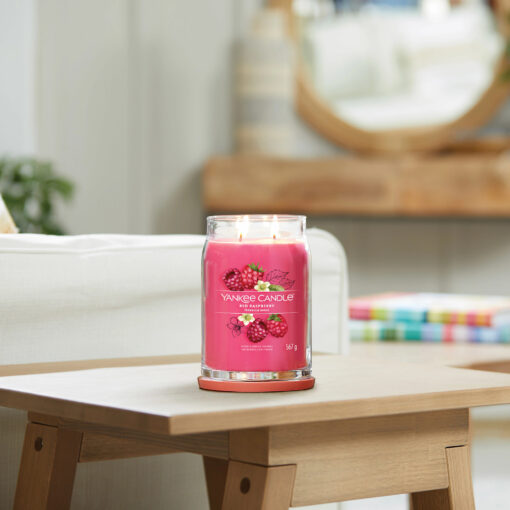 Yankee Candle Duftkerze - Red Raspberry, großes Glas - Moodshot