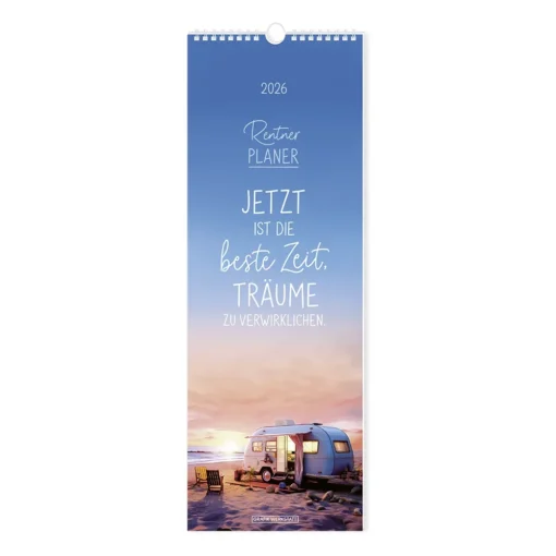 Rentnerplaner "Die beste Zeit" 2026 – Grafik Werkstatt