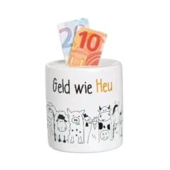 Spardose "Landleben" mit Spruch