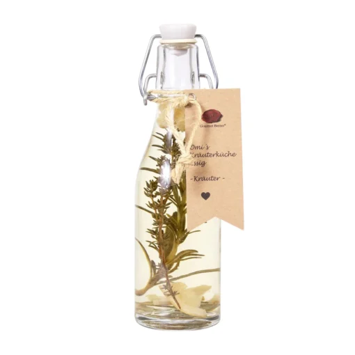 Gourmet Berner® Essig "Kräuter" – Omi's Kräuterküche, 5 % Säure