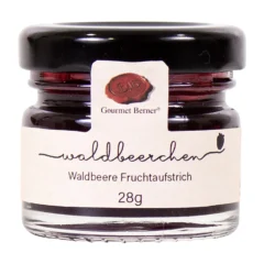 Gourmet Berner® Fruchtaufstrich im Mini-Glas, 28 g - Waldbeere