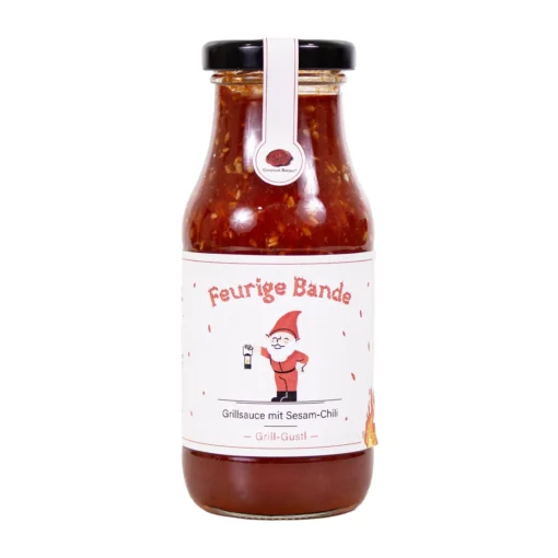 Gourmet Berner® Grillsause mit Sesam-Chili "Feuerige Bande" – Grill-Gustl