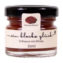Gourmet Berner® Grillsauce im Mini-Glas, 30 ml, mit Whisky