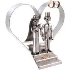Schraubenfigur – Hochzeitsherz, das Original von Hinz & Kunst