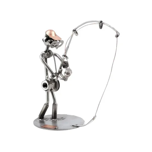 Schraubenfigur – Angler, das Original von Hinz & Kunst