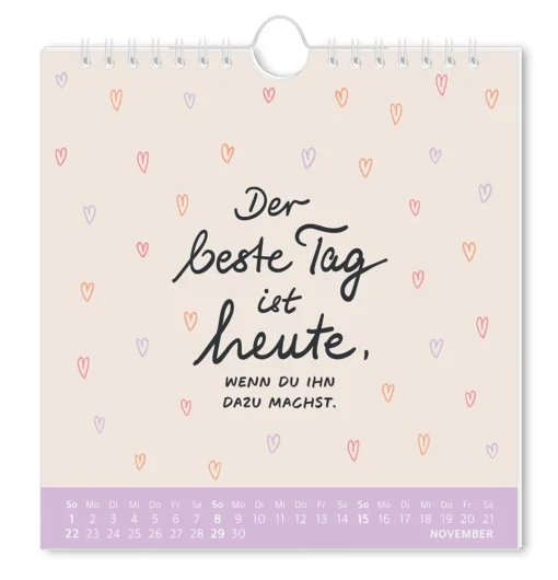 Postkartenkalender "Der beste Tag" 2026 – Grafik Werkstatt