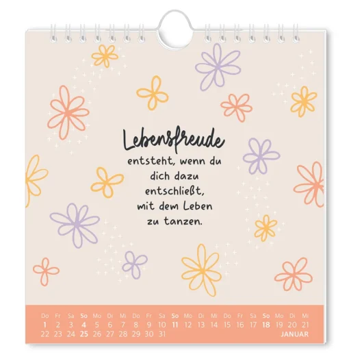 Postkartenkalender "Der beste Tag" 2026 – Grafik Werkstatt