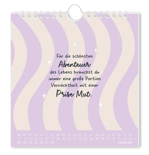 Postkartenkalender "Der beste Tag" 2026 – Grafik Werkstatt