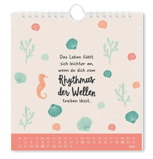 Postkartenkalender "Der beste Tag" 2026 – Grafik Werkstatt