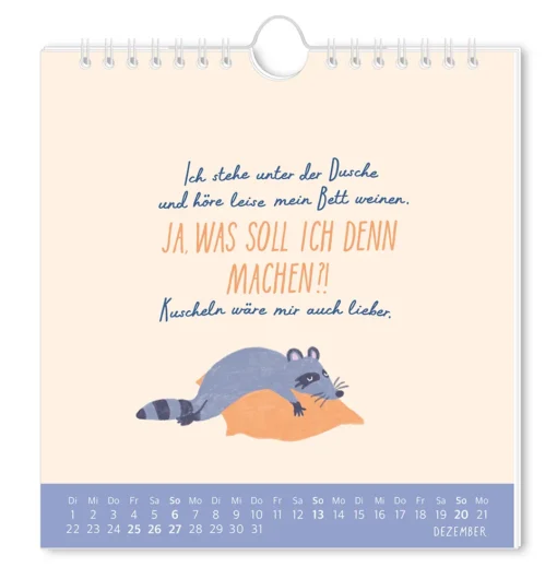 Postkartenkalender "Der frühe Vogel" 2026 – Grafik Werkstatt