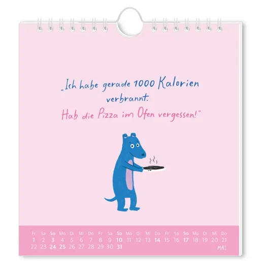 Postkartenkalender "Der frühe Vogel" 2026 – Grafik Werkstatt