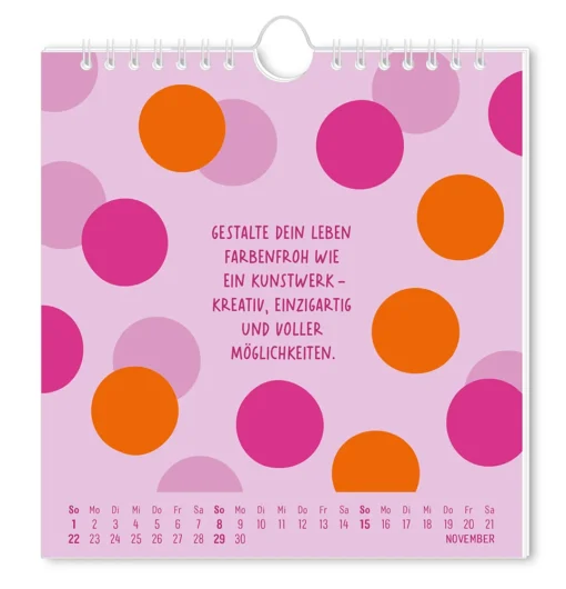 Postkartenkalender "Herzensjahr" 2026 – Grafik Werkstatt