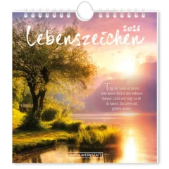 Postkartenkalender "Lebenszeichen" 2026 – Grafik Werkstatt