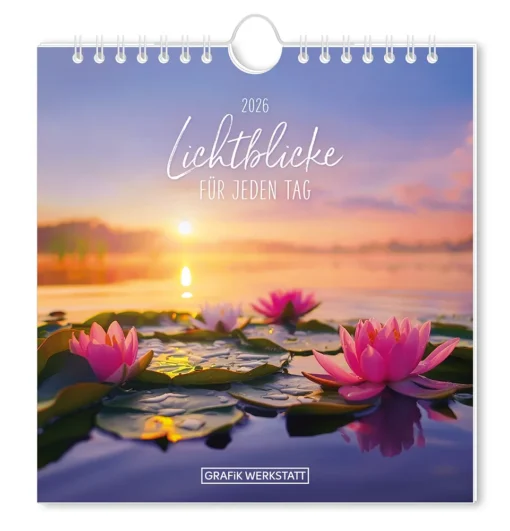 Postkartenkalender "Lichtblicke" 2026 – Grafik Werkstatt