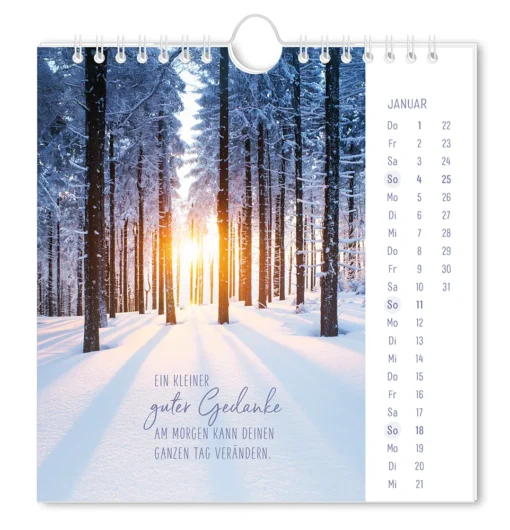 Postkartenkalender "Lichtblicke" 2026 – Grafik Werkstatt